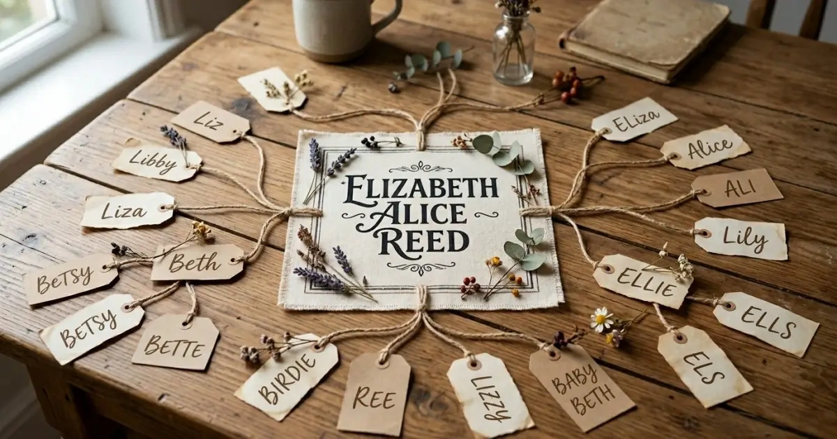 A visual infographic mapping out a formal name and its shorter variations