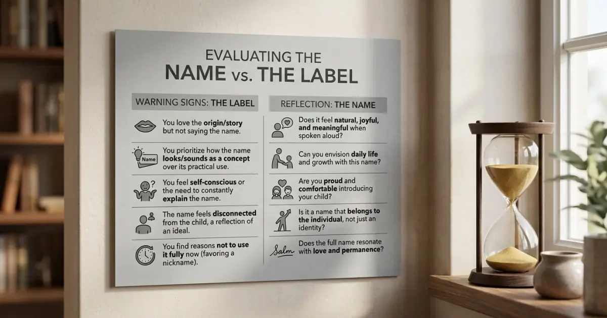 An infographic warning chart showing signs that parents may be forcing an origin label