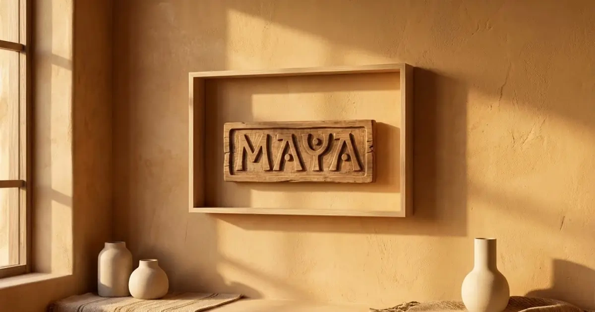 Creating a clear, elegant frame for a heritage name.