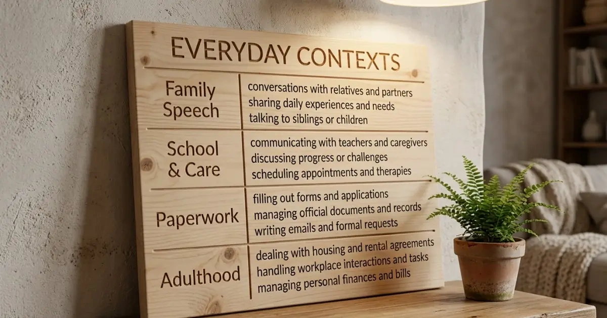 A wooden board infographic showcasing the real-world tests for modern Irish baby names.