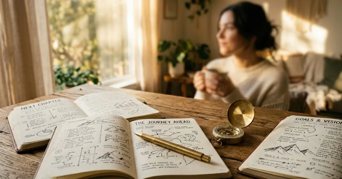 An inspirational desk setup symbolizing the next steps in a cultural naming journey