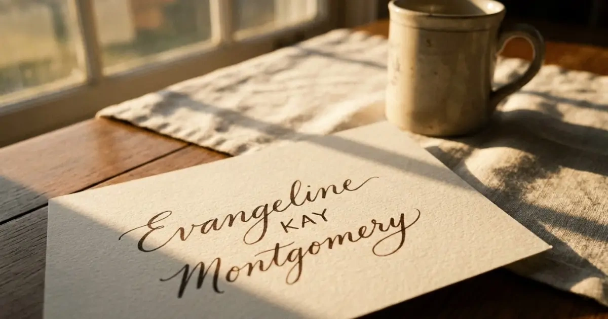 A long first name anchored by a shorter middle name.