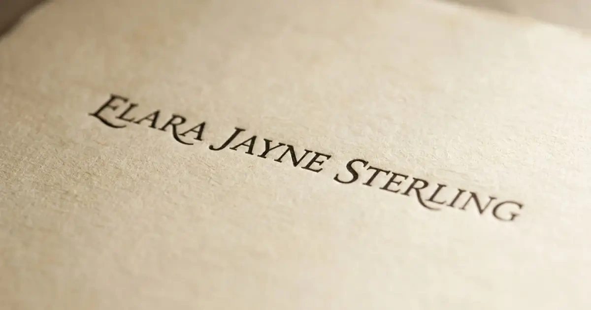 Using a short middle name as a clean hinge for a medium first name.