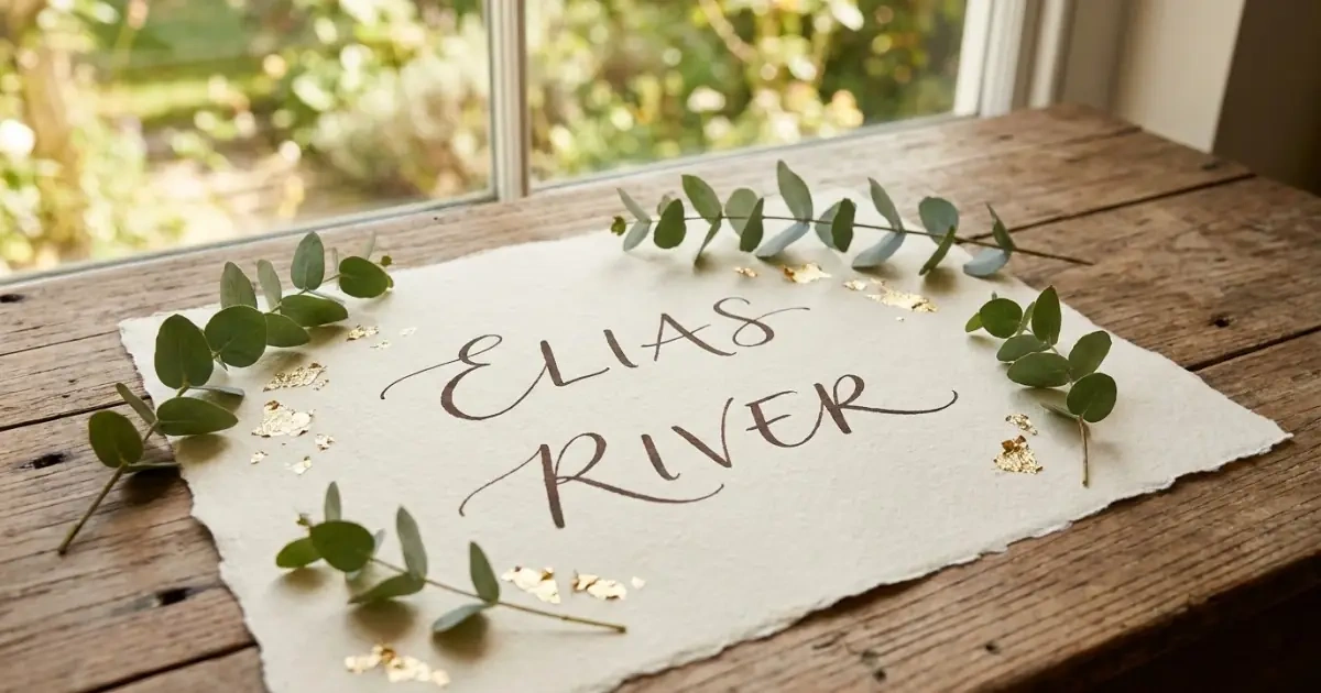 Refreshing a classic first name with a nature-inspired middle name.