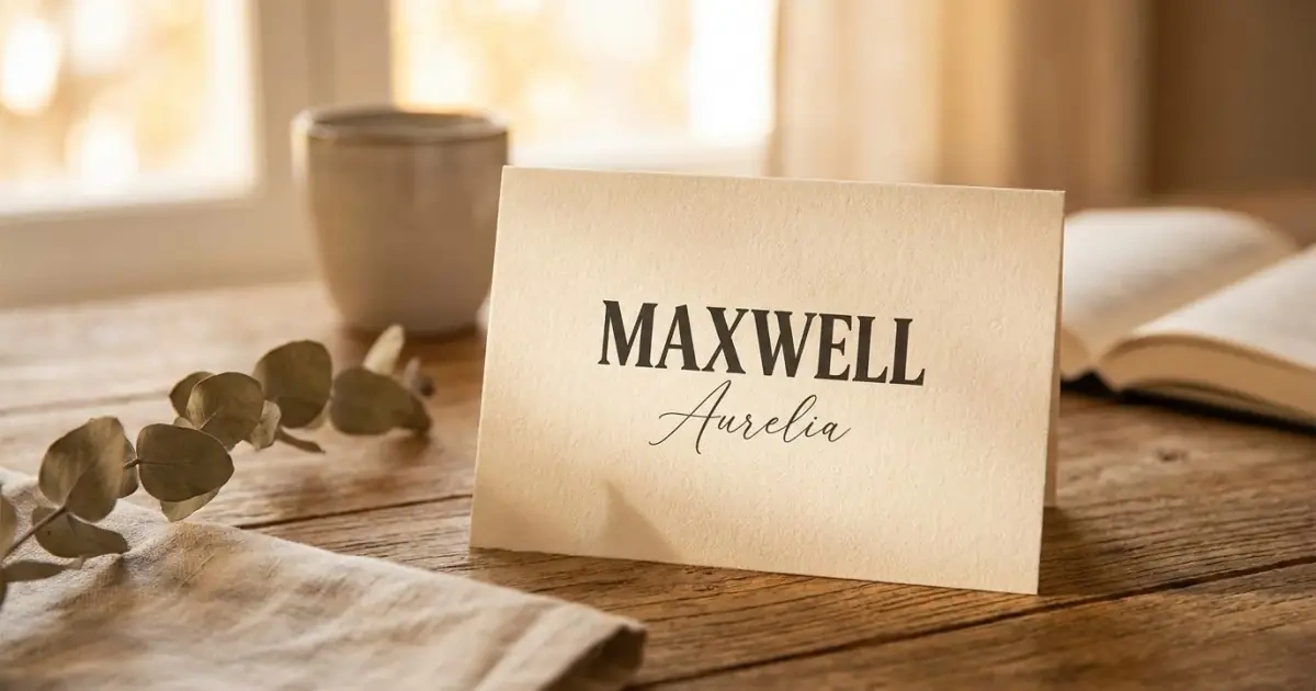 Using a soft middle name to warm a strong first name.