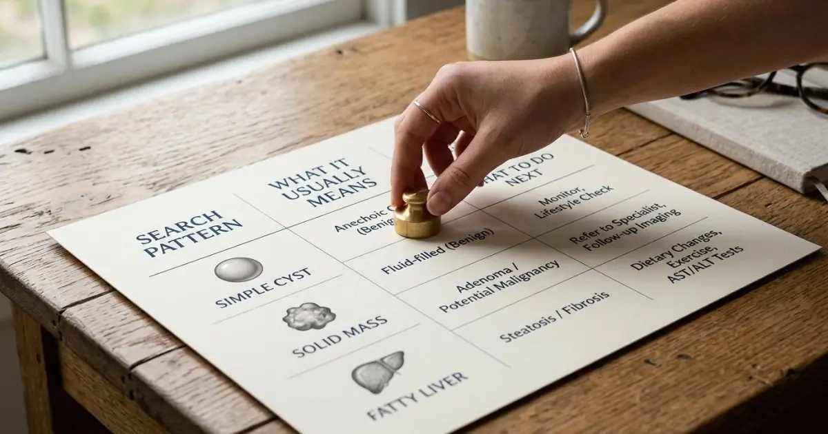 A structured comparison chart on a wooden table detailing when to stop looking at baby names.