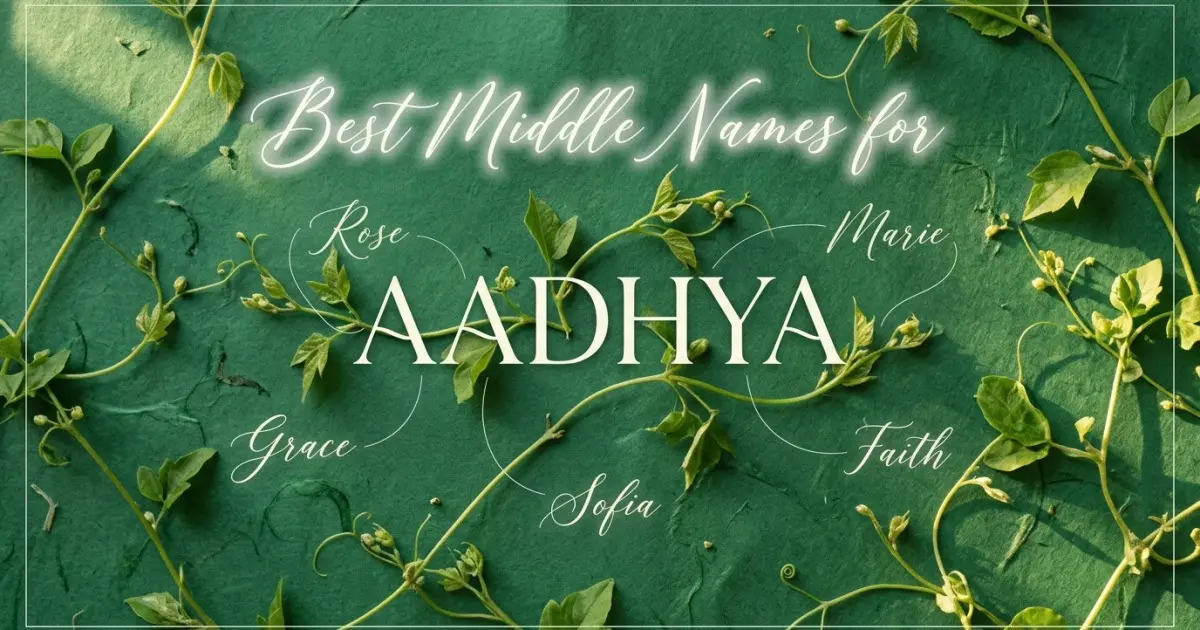Best middle names for Aadhya