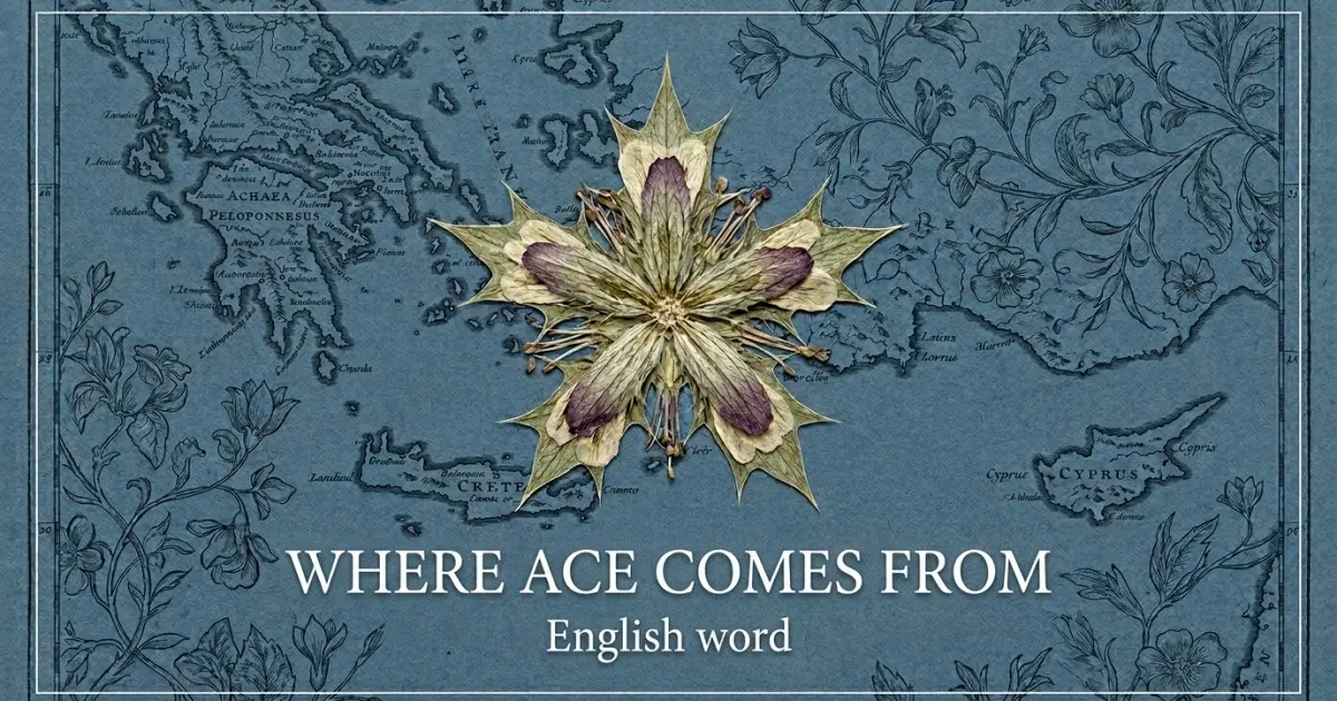 The name Ace comes from: English word