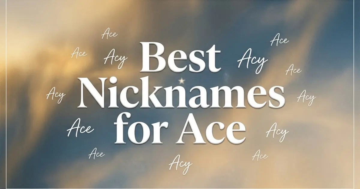 Nicknames for Ace