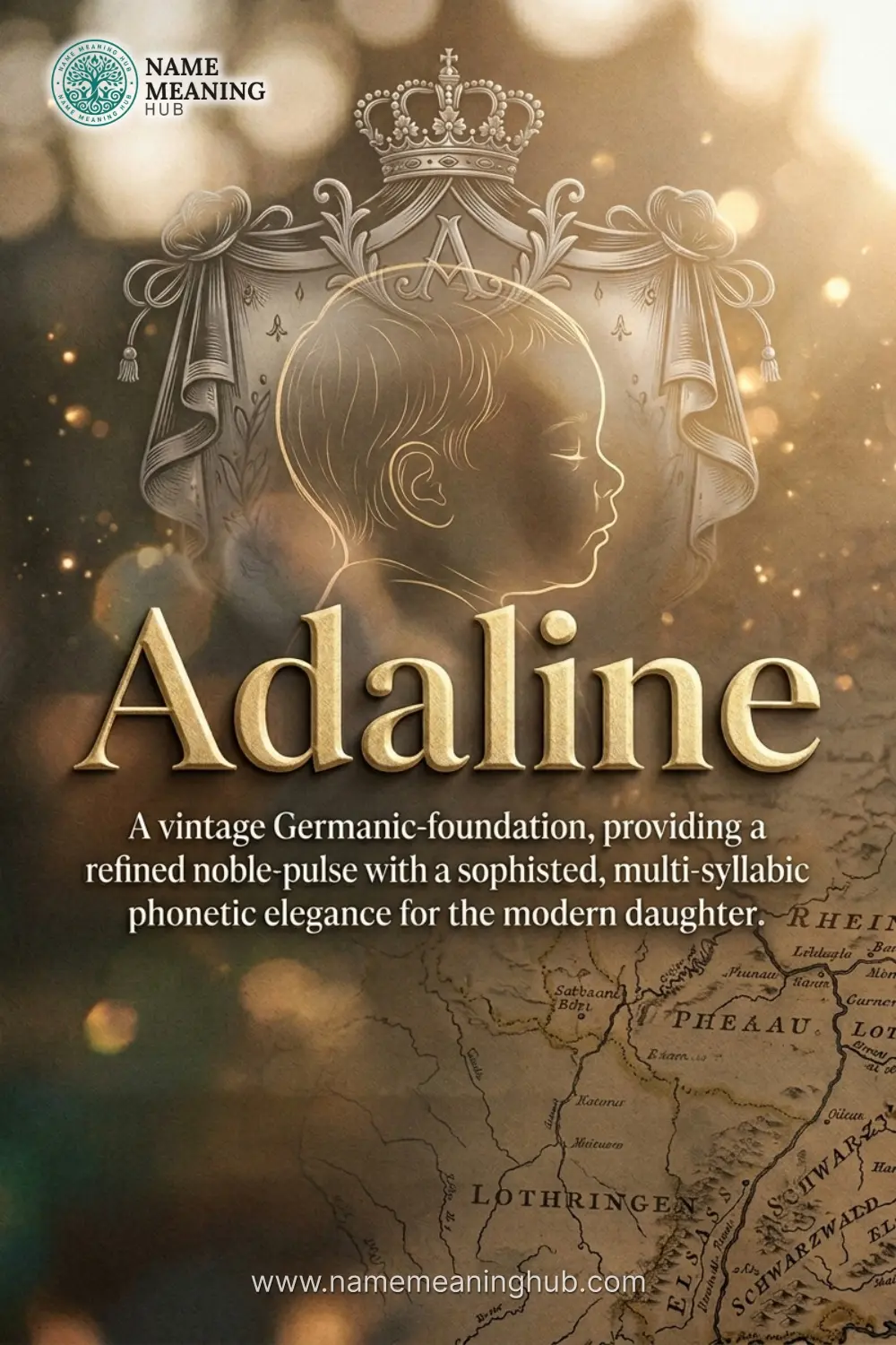 Meaning of the name Adaline: A vintage Germanic-foundation, providing a refined noble-pulse with a sophisticated, multi-syllabic phonetic elegance for the modern daughter.