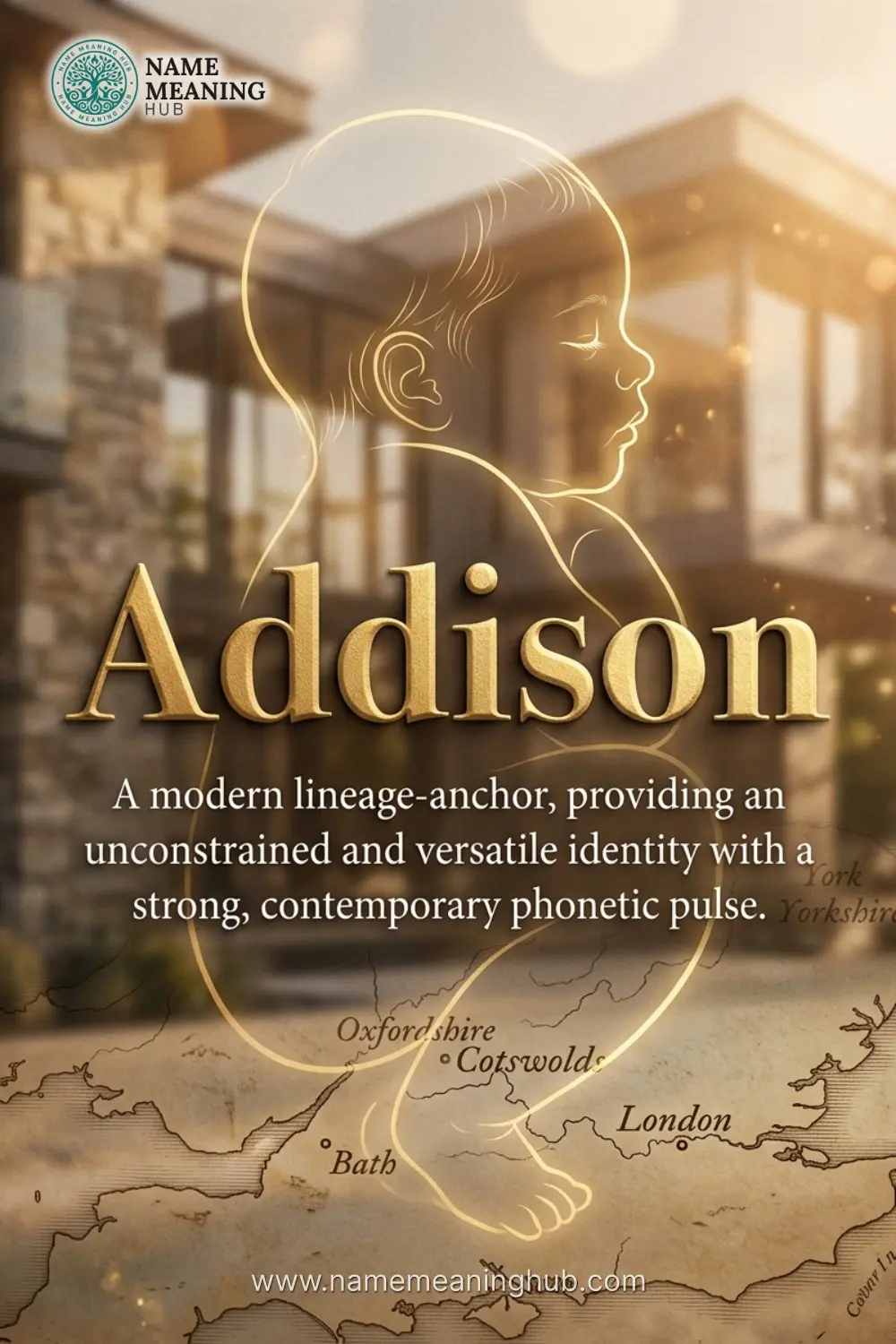 Meaning of the name Addison: A modern lineage-anchor, providing an unconstrained and versatile identity with a strong, contemporary phonetic pulse.