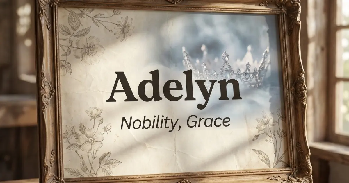 Adelyn meaning themes: nobility, grace