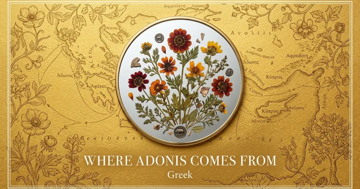 The name Adonis comes from: Greek