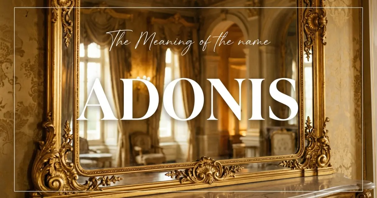 Adonis name meaning