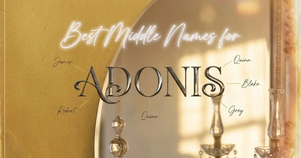Best middle names for Adonis