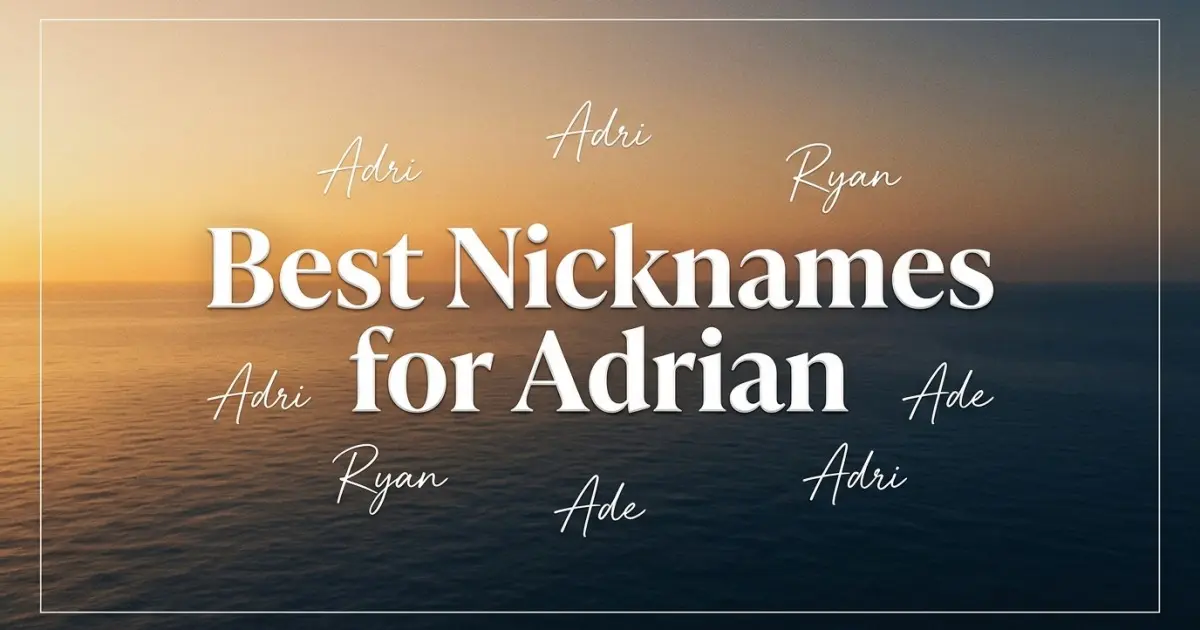 Nicknames for Adrian