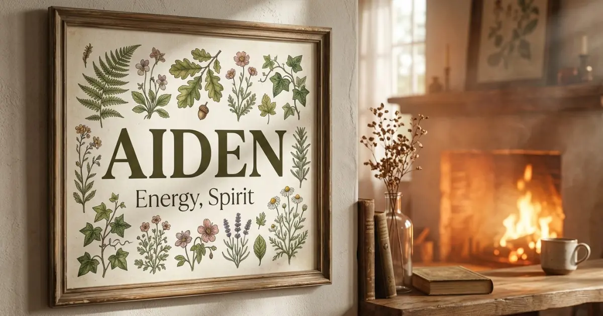 Aiden meaning themes: energy, spirit