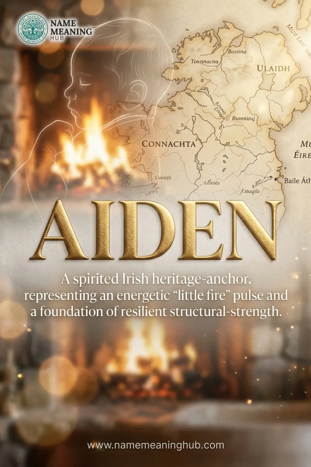 Meaning of the name Aiden: A spirited Irish heritage-anchor, representing an energetic "little fire" pulse and a foundation of resilient structural-strength.