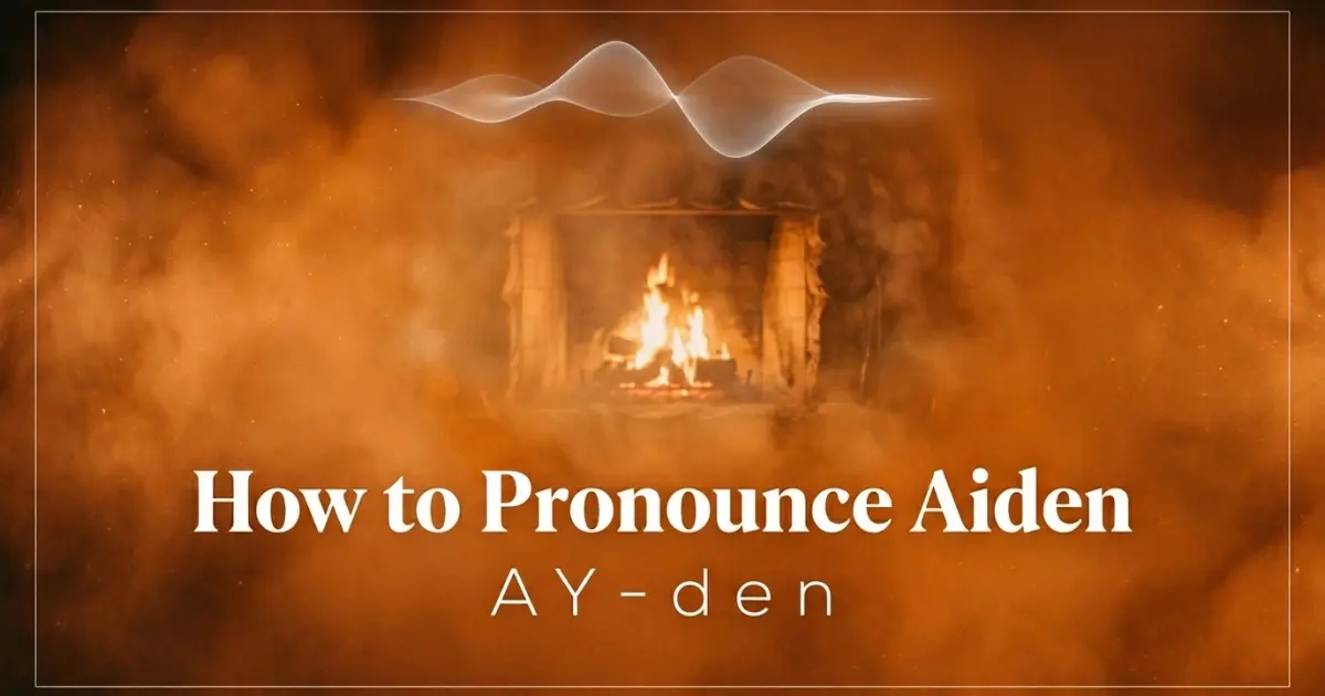 How to pronounce Aiden