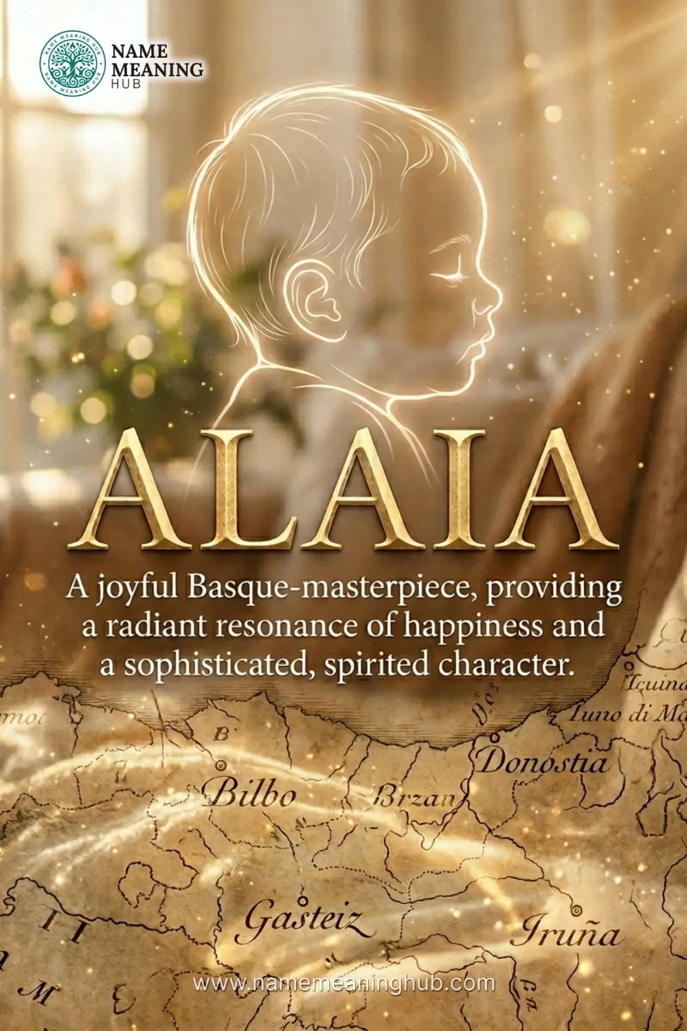 Meaning of the name Alaia: A joyful Basque-masterpiece, providing a radiant resonance of happiness and a sophisticated, spirited character.