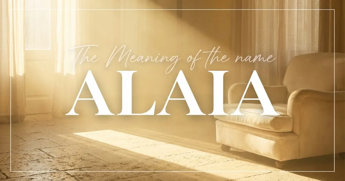 Alaia name meaning