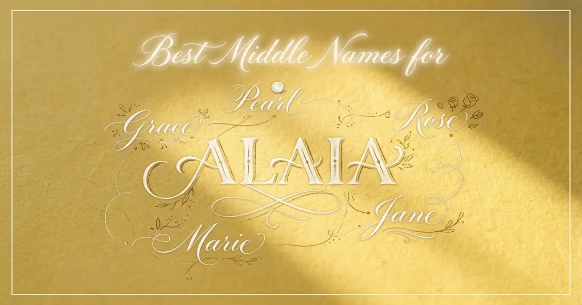 Best middle names for Alaia