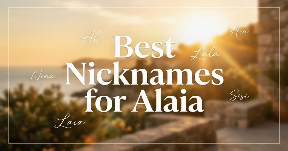 Nicknames for Alaia