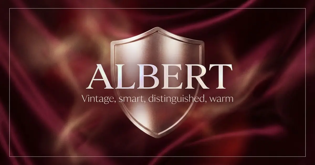 Albert name vibe: Vintage, smart, distinguished, warm