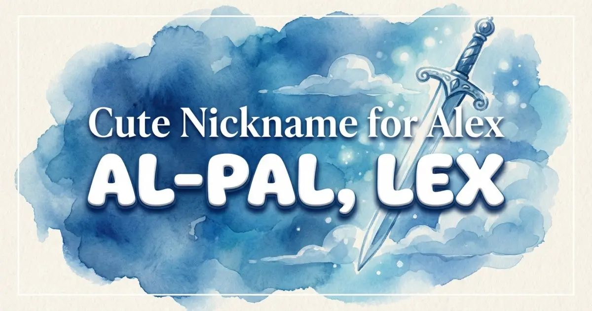 Cute Nickname For Alex Idea