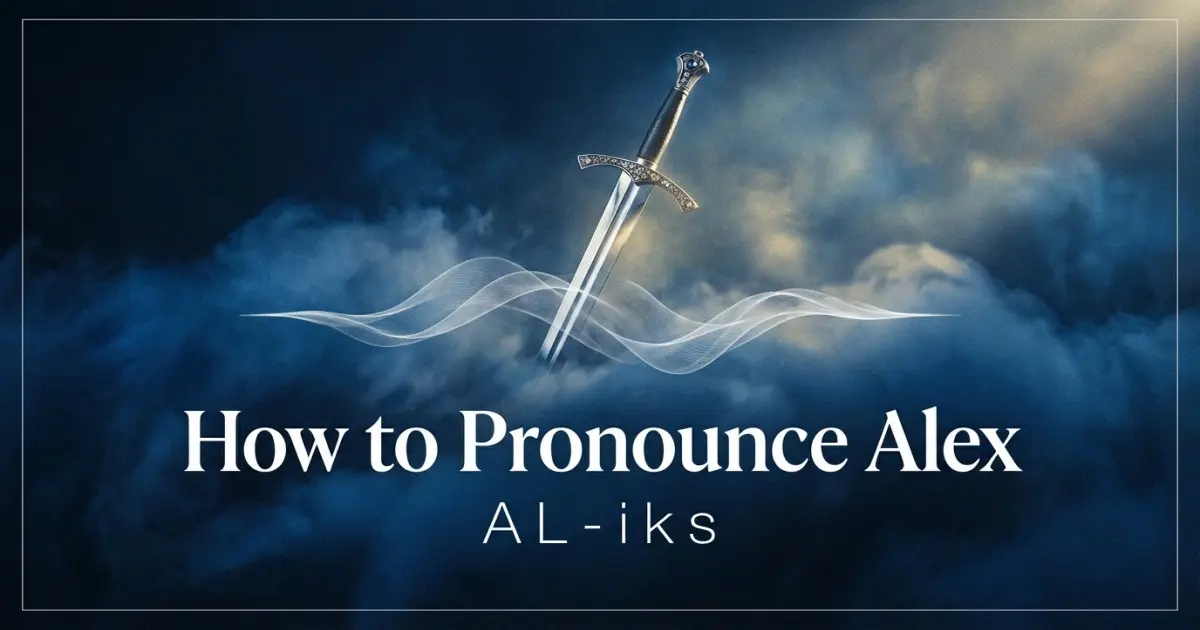 How to pronounce Alex