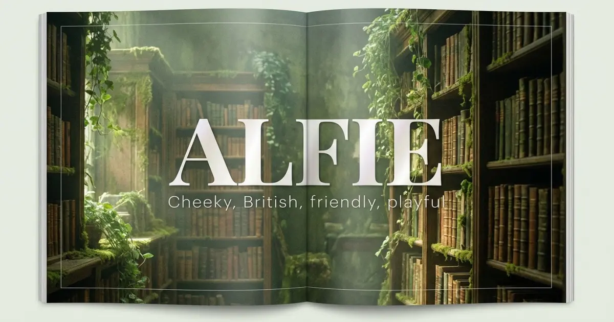 Alfie Name Vibe