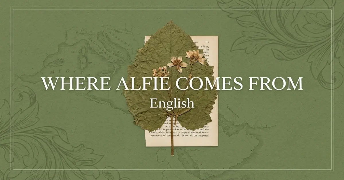 Where Alfie Comes From