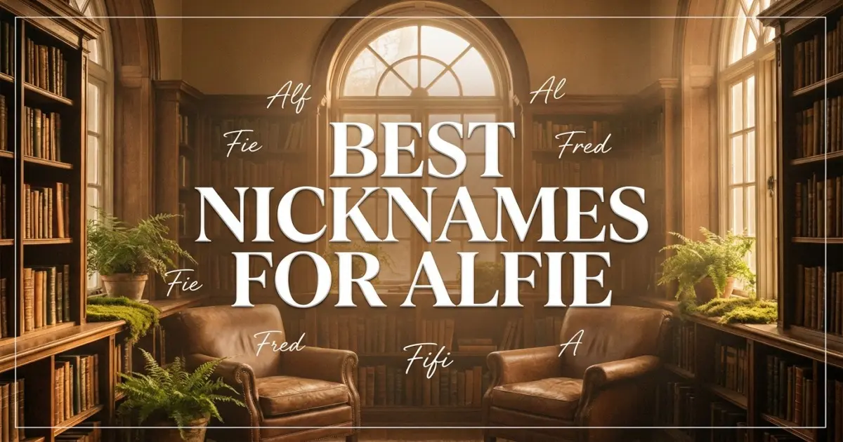 Nicknames for Alfie