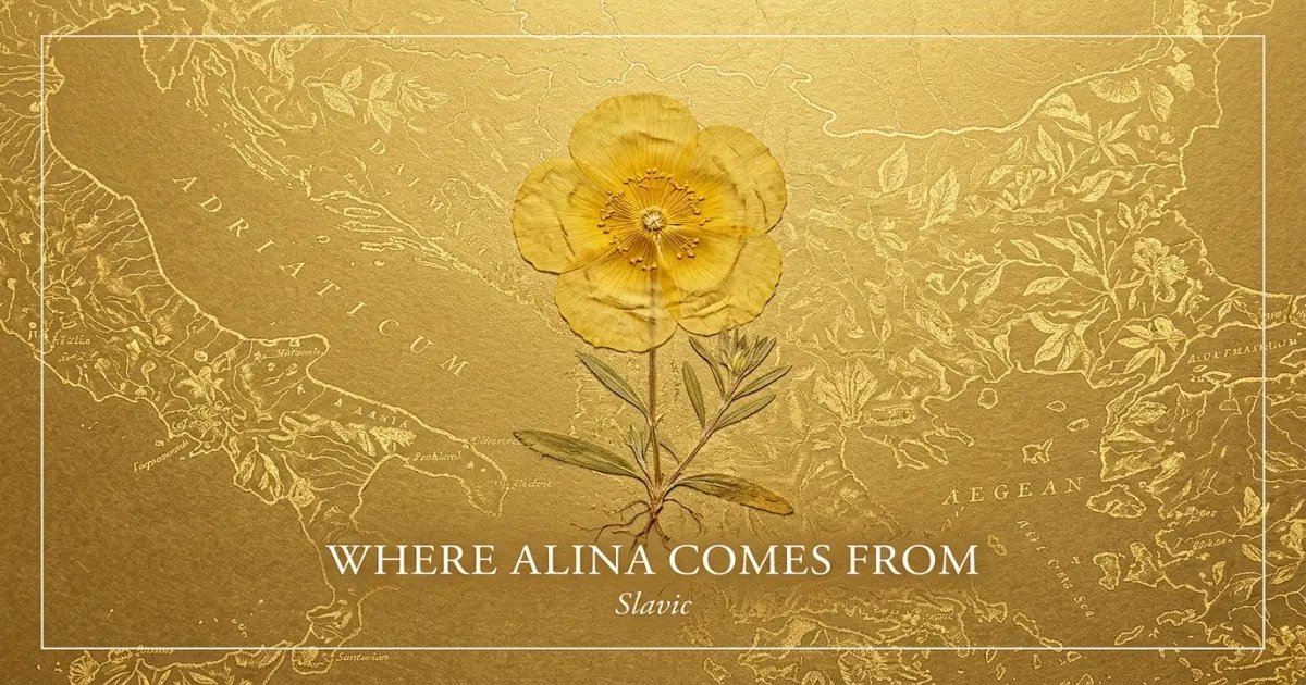 The name Alina comes from: Slavic