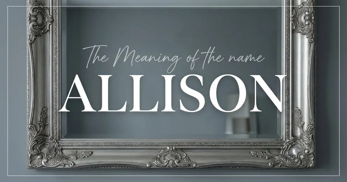 Allison name meaning