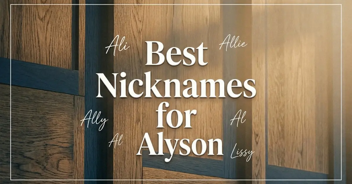 Nicknames for Allyson