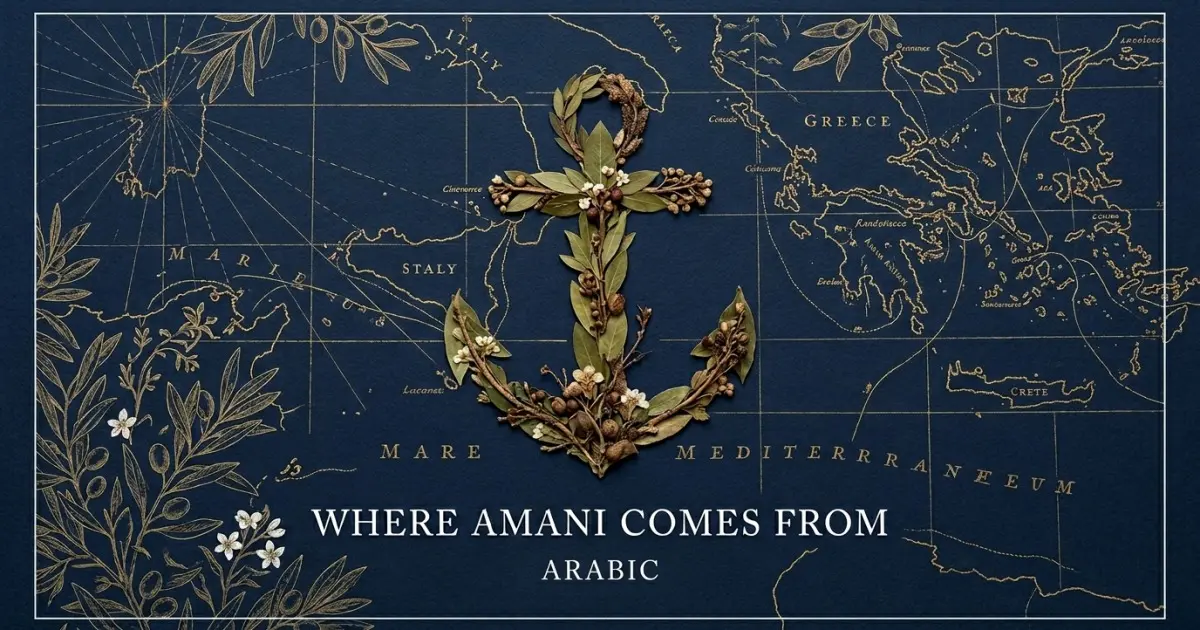 The name Amani comes from: Arabic
