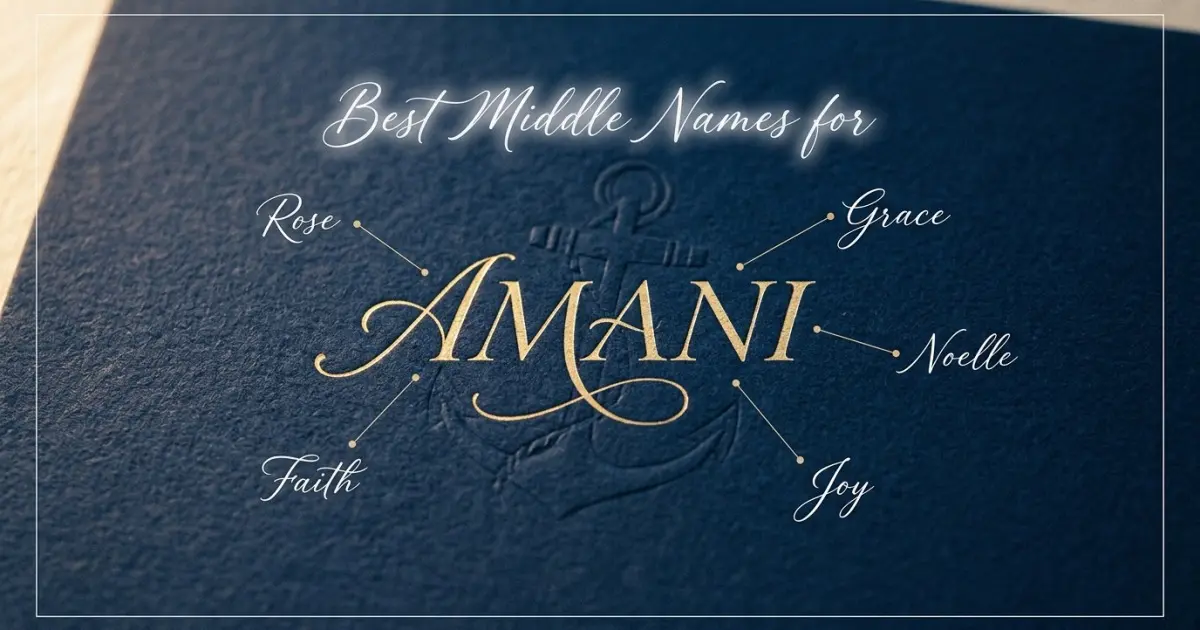 Best middle names for Amani