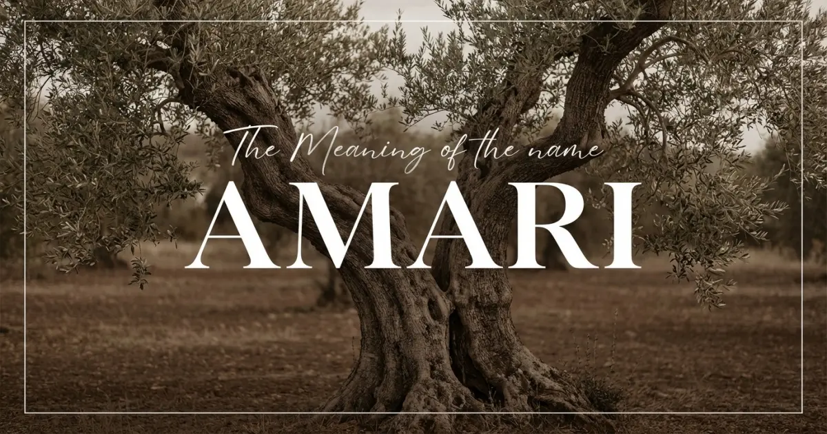 Amari name meaning