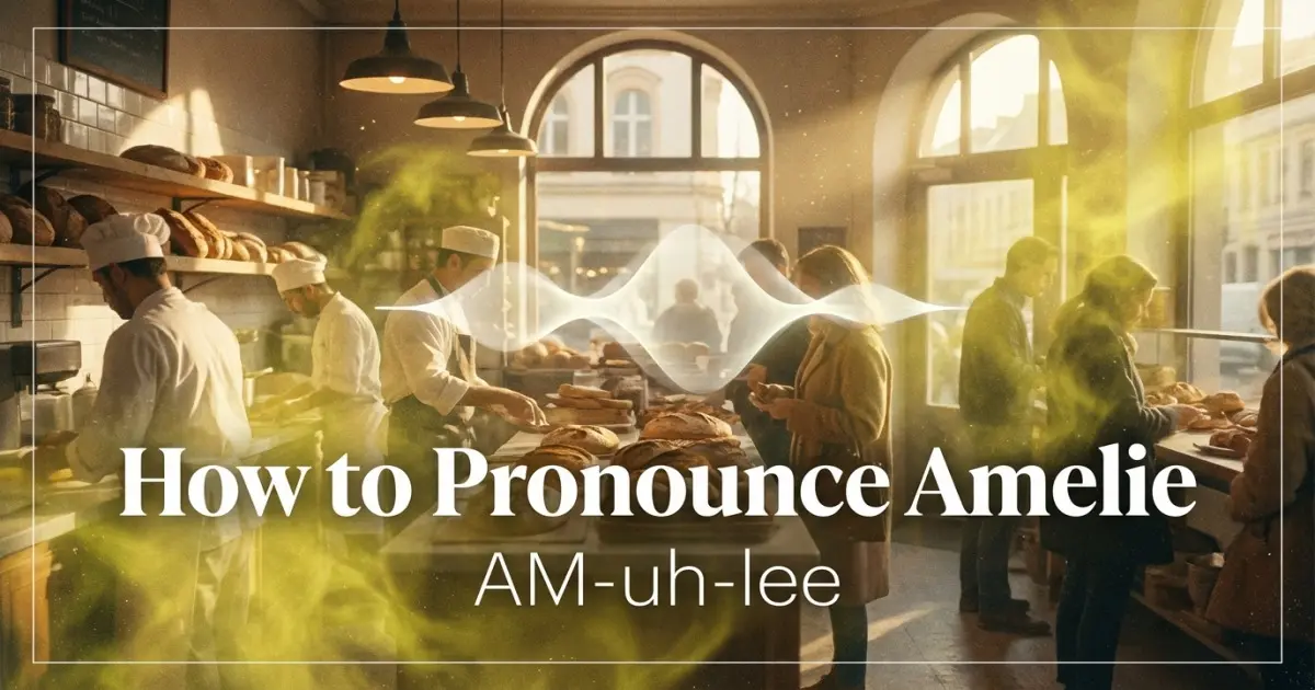 How to pronounce Amelie