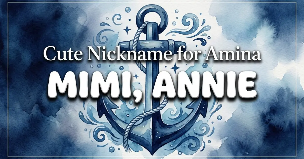 Cute nickname for Amina: Mimi, Annie
