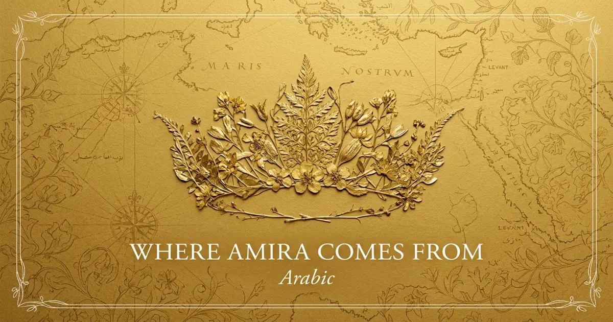 The name Amira comes from: Arabic