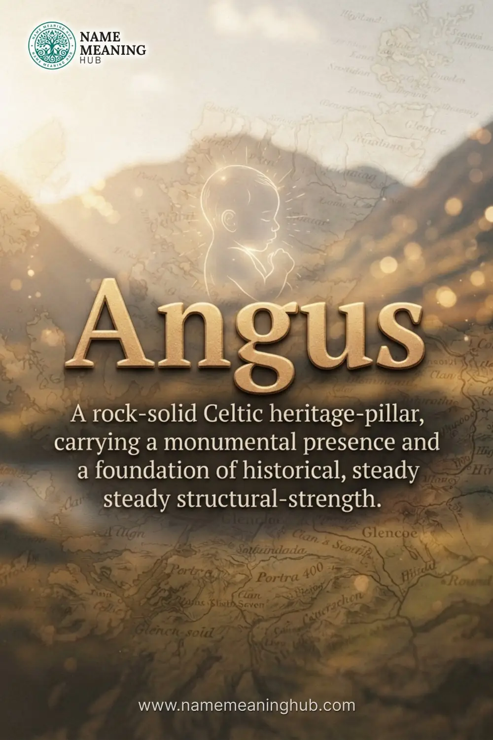 Meaning of the name Angus: A rock-solid Celtic heritage-pillar, carrying a monumental presence and a foundation of historical, steady structural-strength.