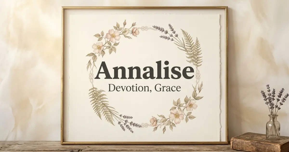 Annalise meaning themes: devotion, grace