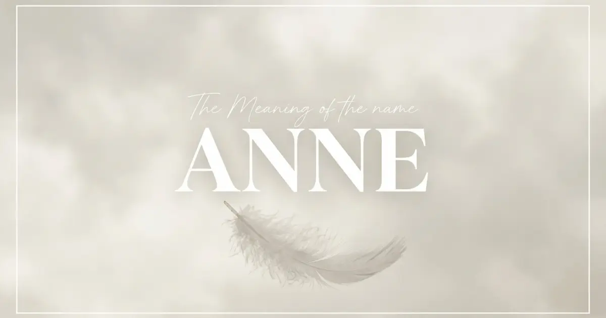 Anne name meaning
