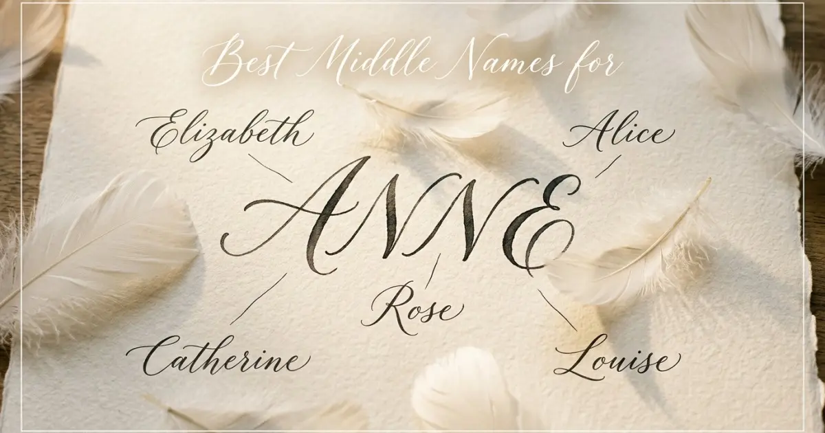 Best middle names for Anne