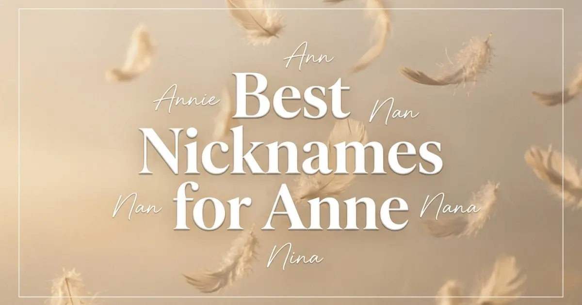 Nicknames for Anne