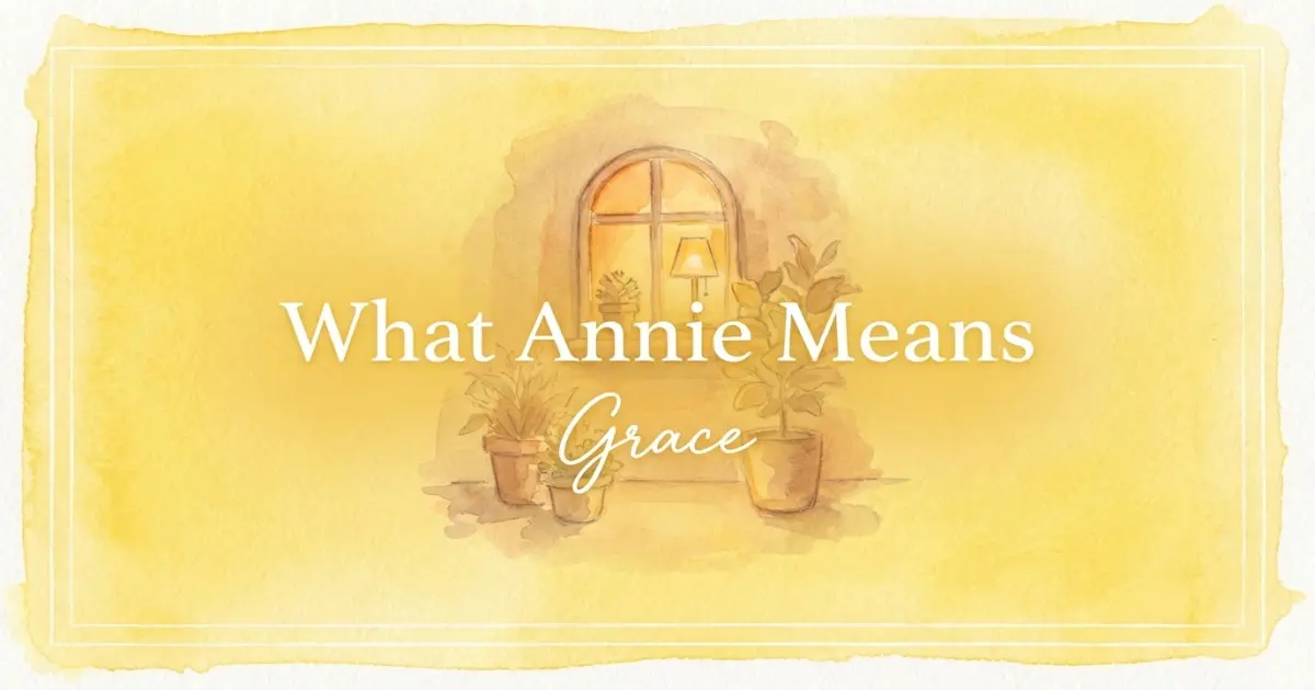 Annie name meaning Grace