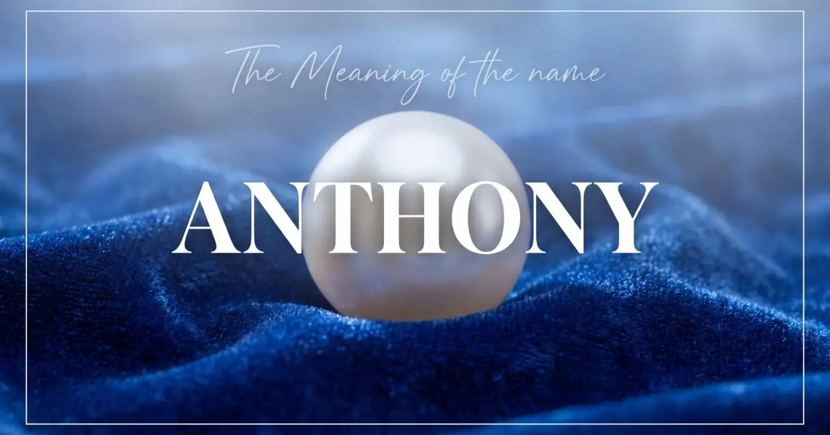 Anthony name meaning