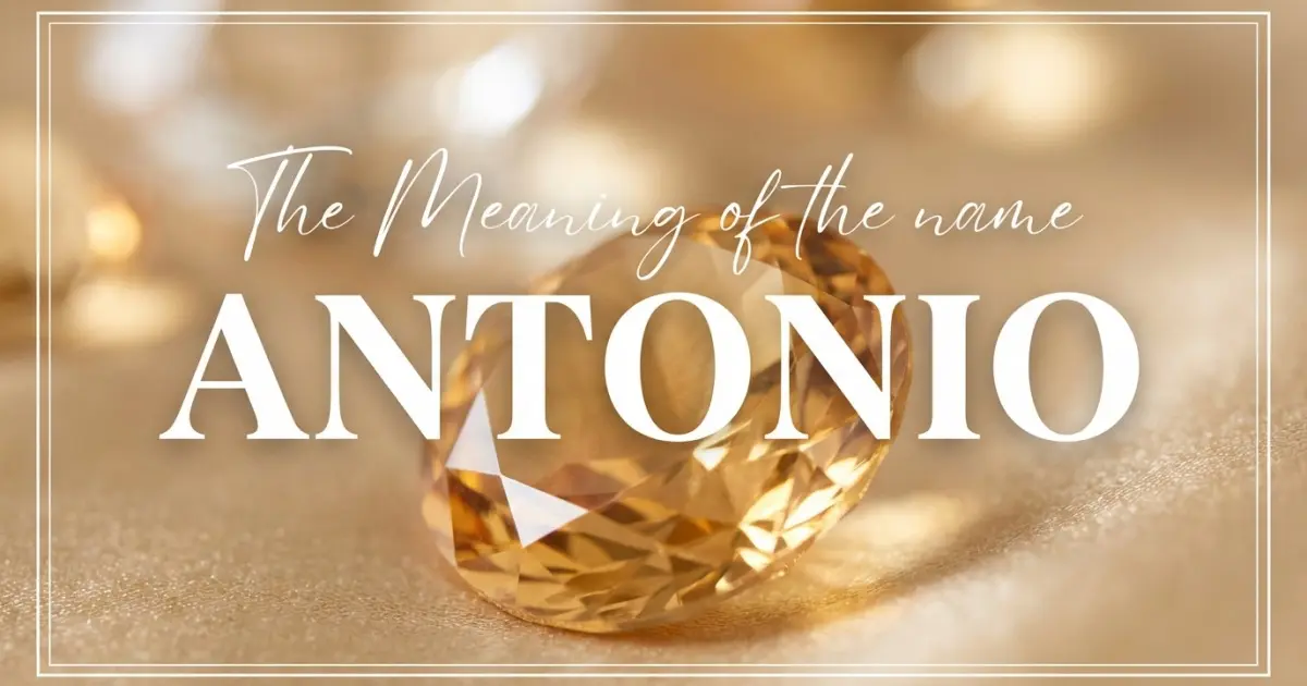 Antonio name meaning